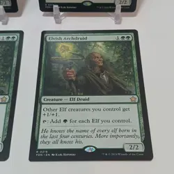 Magic The Gathering Elvish Archdruid NM #219 Lot Of 4 Magic Foundations - Image 5