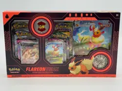 Pokemon TCG: Flareon VMAX Premium Collection Box New Sealed Box - Image 1