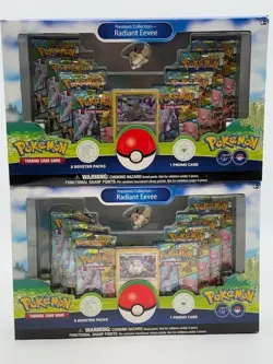Lot of (2) Pokemon GO Premium Collection Radiant Eevee Box SEALED - Image 1