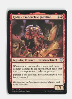 Kediss, Emberclaw Familiar 188 Commander Legends MTG NM - Image 1
