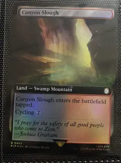 Canyon Slough (Extended Art) Universes Beyond: Fallout Foil - Image 1