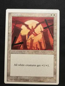 MTG Crusade Fifth Edition 22 Regular Rare Light Play - Image 1