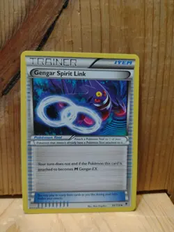Pokemon Card 2014 TRAINER: Gengar Spirit Link 95/119 - Image 1