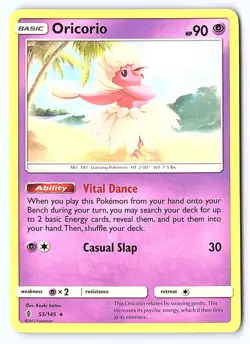 Oricorio 55/145 Rare Guardians Rising Pokemon Lightly Played - Image 1