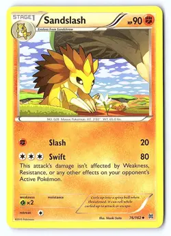 Sandslash 76/162 Uncommon BREAKthrough Pokemon Lightly Played - Image 1
