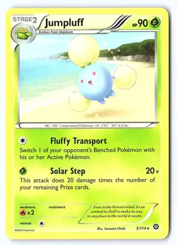 Jumpluff 5/114 Rare Steam Siege Pokemon Lightly Played - Image 1