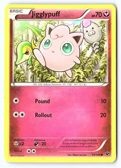 Jigglypuff 65/124 Common Fates Collide Pokemon Lightly Played - Image 1