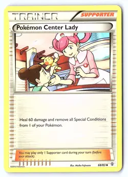 Pokemon Center Lady 68/83 Uncommon Generations Pokemon Lightly Played - Image 1
