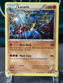 Pokemon Lucario XY Promos #140 Promo Holo Near Mint - Image 1