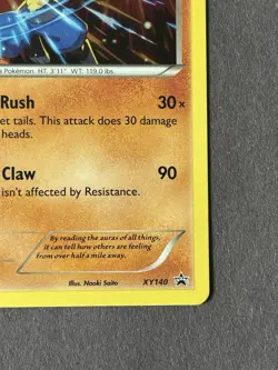 Pokemon Lucario XY Promos #140 Promo Holo Near Mint - Image 5