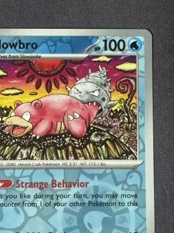 Pokemon Slowbro Scarlet and Violet Base Set #043/198 Rare Reverse Holo NM - Image 4
