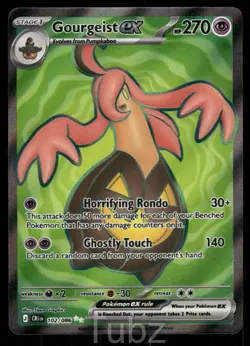 Gourgeist ex 102/086 Ultra Rare Chaos Rising Pokemon Near Mint - Image 1