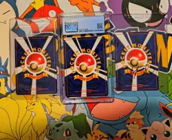 Pokemon Neo Genesis 2nd Gen Starter Evolution Set Holo Japanese Edition - Image 2
