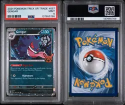 2024 GENGAR POKEMON TRICK OR TRADE 057 - PSA 9 - Image 5