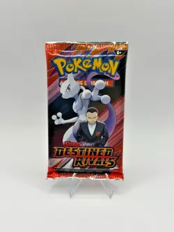 Pokemon Destined Rivals Booster Pack – Factory Sealed – Random Art - Image 1