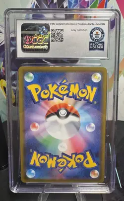 Pokemon TCG Solrock (2022) Japanese Pokemon GO Guinness World Record Slab 1/1 - Image 2