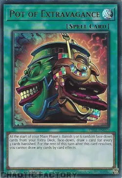 YUGIOH RA01-EN059 Pot of Extravagance ULTRA Rare 1st Edition NM - Image 1