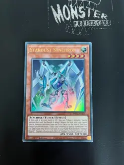 YUGIOH STARDUST SYNCHRON ULTRA RARE MP22-EN119 1ST EDITION - Image 1