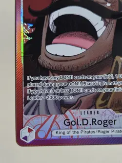 One Piece TCG Gol D. Roger OP13-003 L AR Alt Art Leader English - Image 4