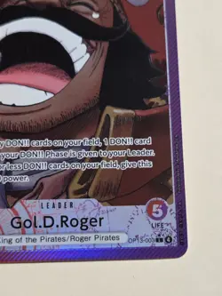 One Piece TCG Gol D. Roger OP13-003 L AR Alt Art Leader English - Image 5