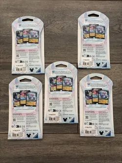 (Lot of 5) Disney Lorcana: Winterspell Sleeved Booster Packs - Image 3