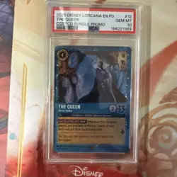 2025 DISNEY LORCANA EN P3-PROMO #12 THE QUEEN - MIRROR SEEKER PSA 10 - COSTCO - Image 2