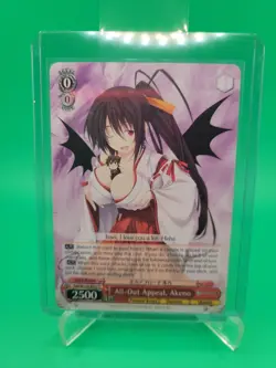 Weiss Schwarz Akeno All-Out Appeal W120-E092 U Fujimi Fantasia Bunko Vol. 2 - Image 2