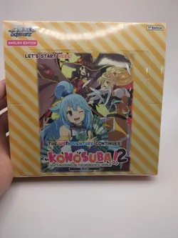 Weiss Schwarz Konosuba 2 God's Blessing Re:Edit Booster Box English Sealed New - Image 1