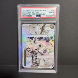 PSA 10 Hololive Keeper of Nature HOL/W104-066SSP Signed Weiss Schwarz 2023 - Image 1