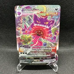 LP See Photos - Gengar VMAX (Alternate Art) 271/264 Swsh08: Fusion Strike - Image 1