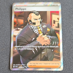 Nintendo Philippe 110/086 CR1 Holo Full Art Ultra Rare EN 2026 Trainer - Image 1
