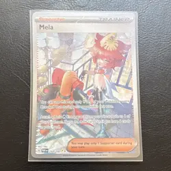 The Pokemon Company Pokemon TCG Mela 254/182 SV04 Paradox Rift SIR Full Art Holo - Image 1