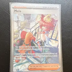 The Pokemon Company Pokemon TCG Mela 254/182 SV04 Paradox Rift SIR Full Art Holo - Image 3