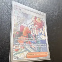 The Pokemon Company Pokemon TCG Mela 254/182 SV04 Paradox Rift SIR Full Art Holo - Image 4