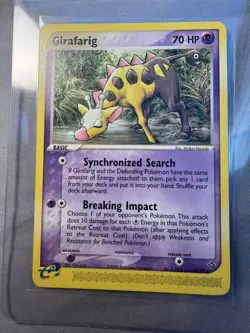 Girafarig 16/97 Pokemon Card Genuine EX-NM Dragon E-Reader Non Holo - Image 1