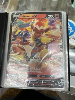 Jumbo Oversized Pokemon Card Lot With Binder - Image 1