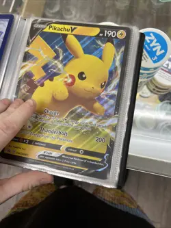 Jumbo Oversized Pokemon Card Lot With Binder - Image 5