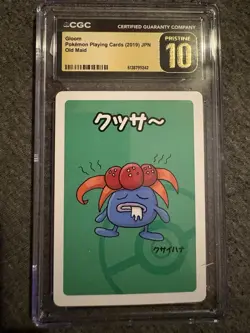 The Pokemon Company Gloom Old Maid Pokemon Playing Cards CGC Pristine 10 JP 2019 - Image 1