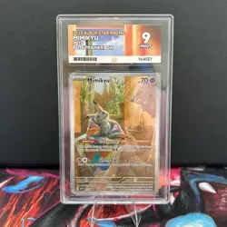 Mimikyu SVP #075 ACE 9 MINT Pokemon Cards Holo Rare ETB Promo Illustration - Image 1