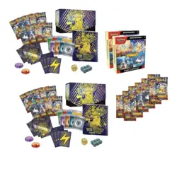 Pokemon Surging Sparks Elite Trainer Box + Booster Bundle, 2-pack ~ Costco Set - Image 1