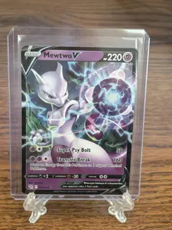 Mewtwo V 030/078 Pokemon Go NM Ultra Rare Pokemon Card - Image 1