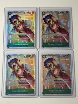 Emporio.Ivankov OP16-026 The Time Of Battle 4 Foil Card Play Set Lot One Piece - Image 1