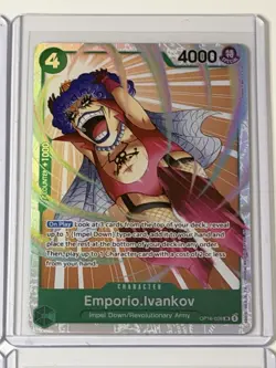 Emporio.Ivankov OP16-026 The Time Of Battle 4 Foil Card Play Set Lot One Piece - Image 3
