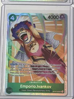 Emporio.Ivankov OP16-026 The Time Of Battle 4 Foil Card Play Set Lot One Piece - Image 4