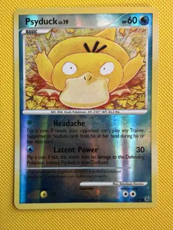 Pokemon TCG Psyduck Platinum Reverse Holo Card 87/127 MP Condition - Image 1
