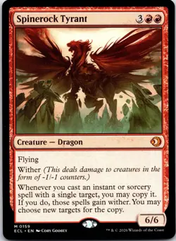 Spinerock Tyrant 159 Mythic Lorwyn Eclipsed Magic: The Gathering Near Mint - Image 1