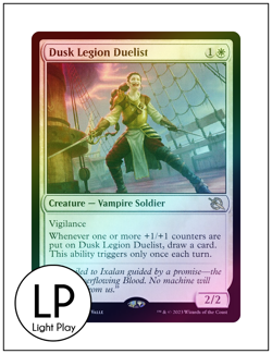 1x Dusk Legion Duelist, Foil, Magic MTG LP Light Play - Image 1