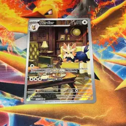 Herdier 155/086 Illustrative Art WHITE FLARE Near Mint Pokemon Card - Image 1