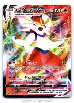 Cinderace VMAX 019/072 - Shining Fates - Pokemon Card - Near Mint - Image 1