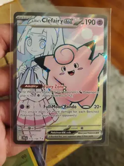 Pokemon TCG: Lillie’s Clefairy EX 173/159 Journey Together Full Art NM Condition - Image 1
